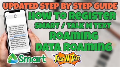 HOW TO ACTIVATE SMART / TALK AND TEXT ROAMING AND .